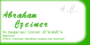 abraham czeiner business card